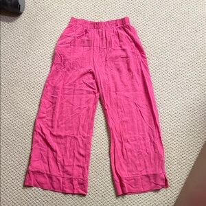 Vibrant Pink Relaxed Trousers